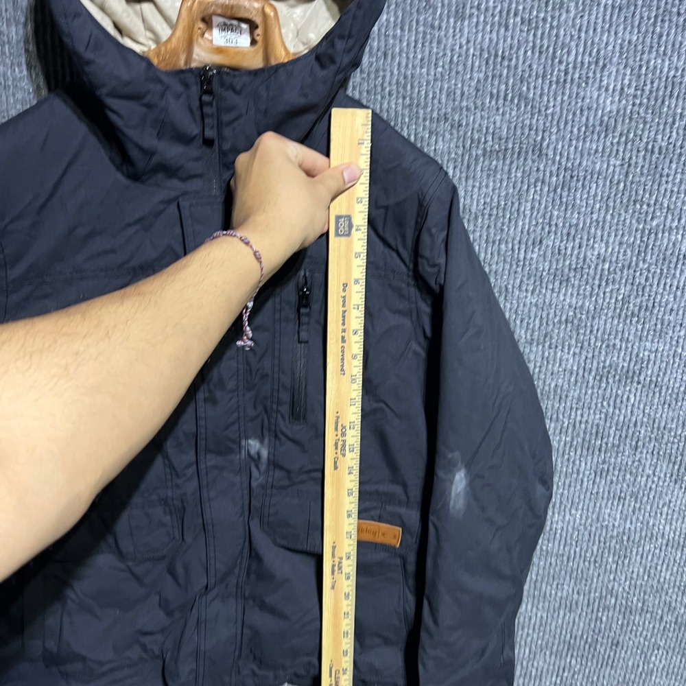 Oakley Hooded Ripstop Jacket Mens XL Black Quilted Utility Gorpcore Snowboard - Picture 13 of 14
